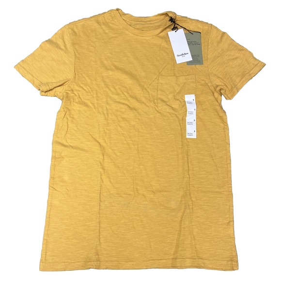Goodfellow & Co Other - NWT Goodfellow & CO Size Small Short Sleeve Tshirt With Front Pocket Mens Yellow
